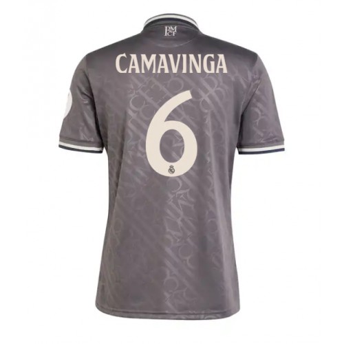 Pánský Fotbalový dres Real Madrid Eduardo Camavinga #6 2024-25 Třetí Krátký Rukáv